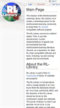 Mobile Screenshot of library.rl-community.org
